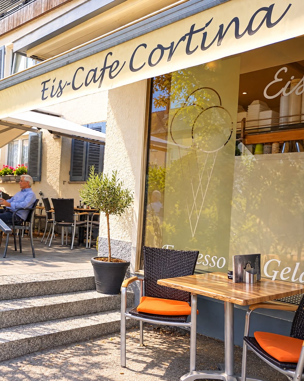 L’Eiscafé Cortina in Mühlweg